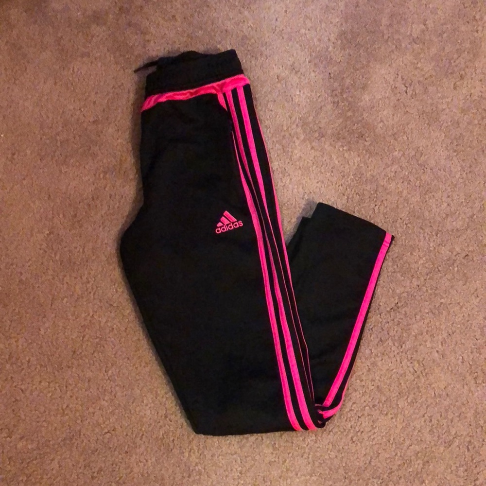 Pink adidas pants